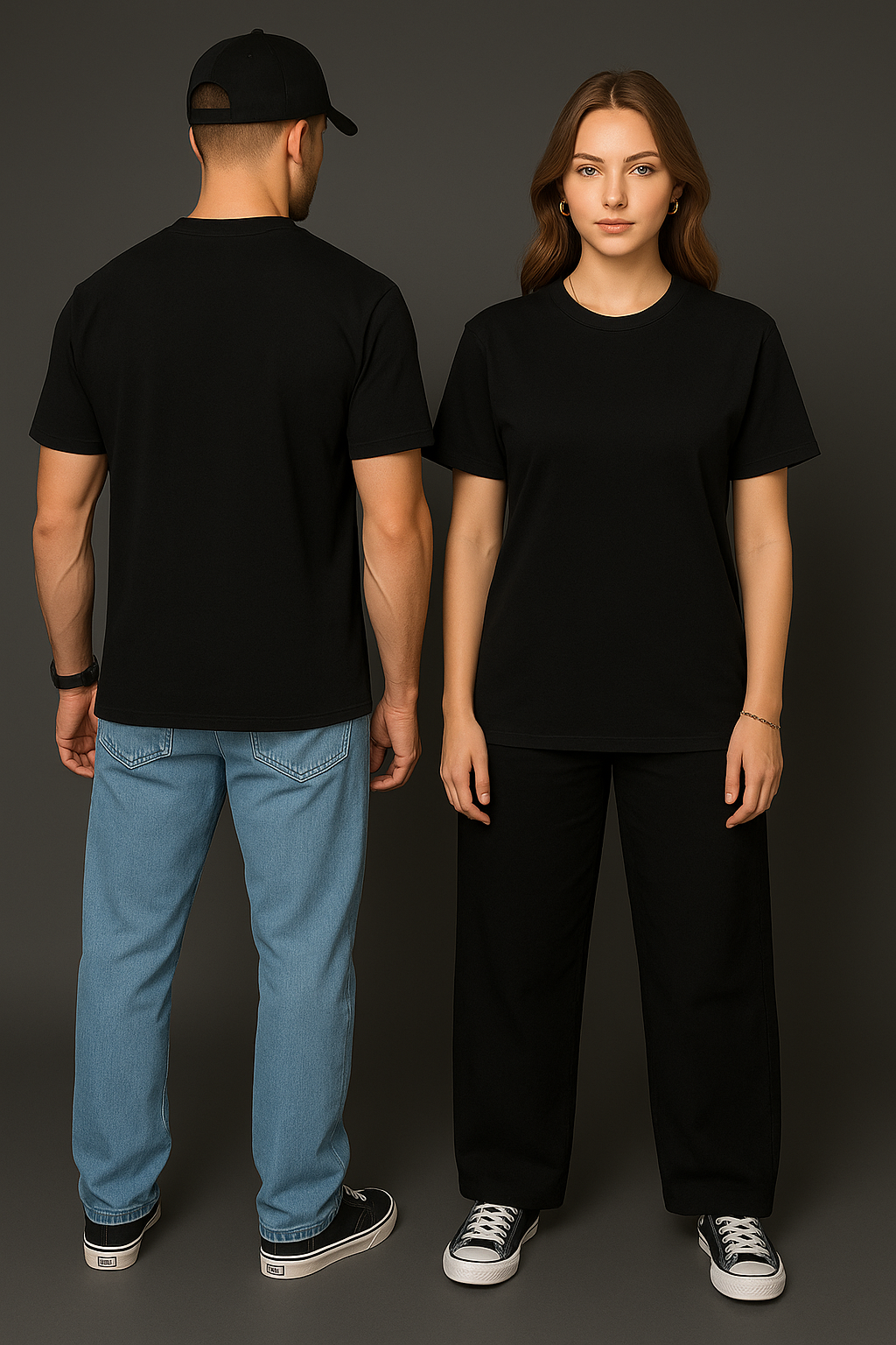 Trendiore Classic Black Tee