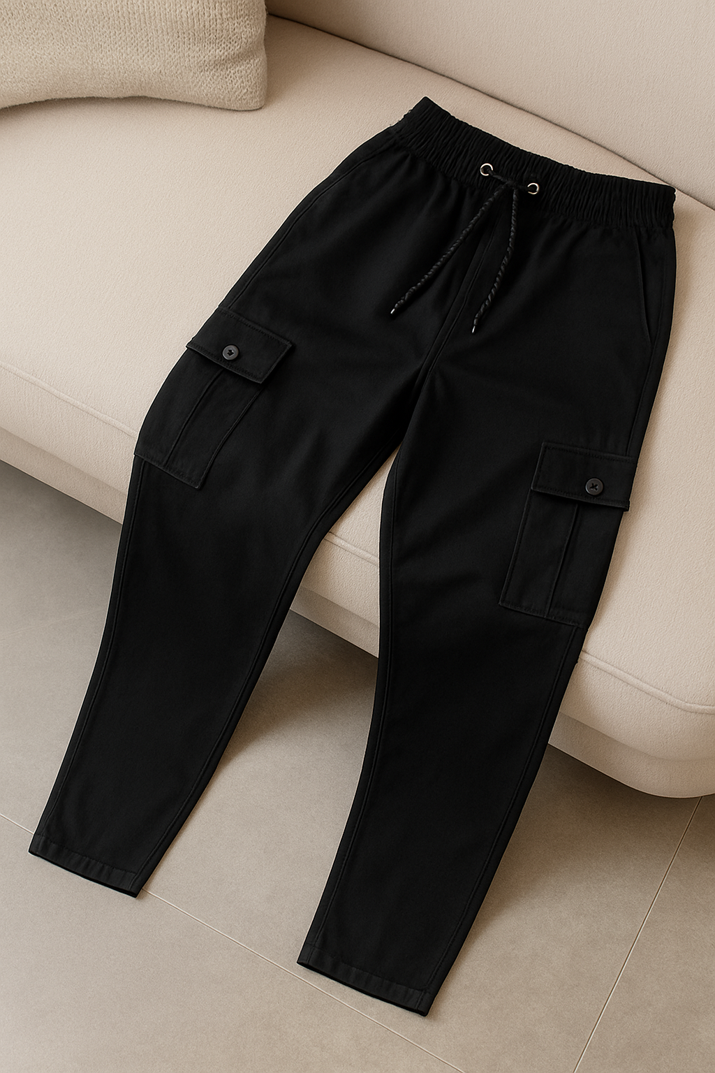 Black Cargo Pants