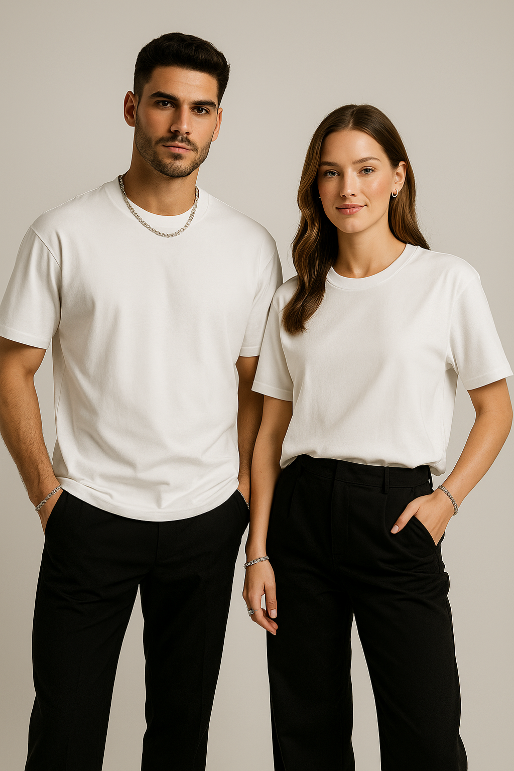 Premium Plain White Tee