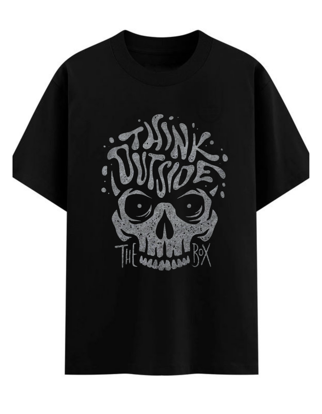 Skull & Star Oversized Tee"