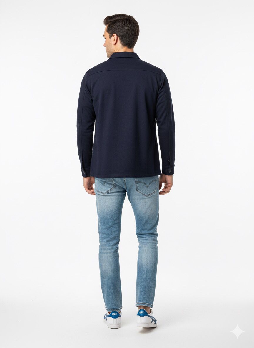 Trendiore Urban Lite Shacket – Navy