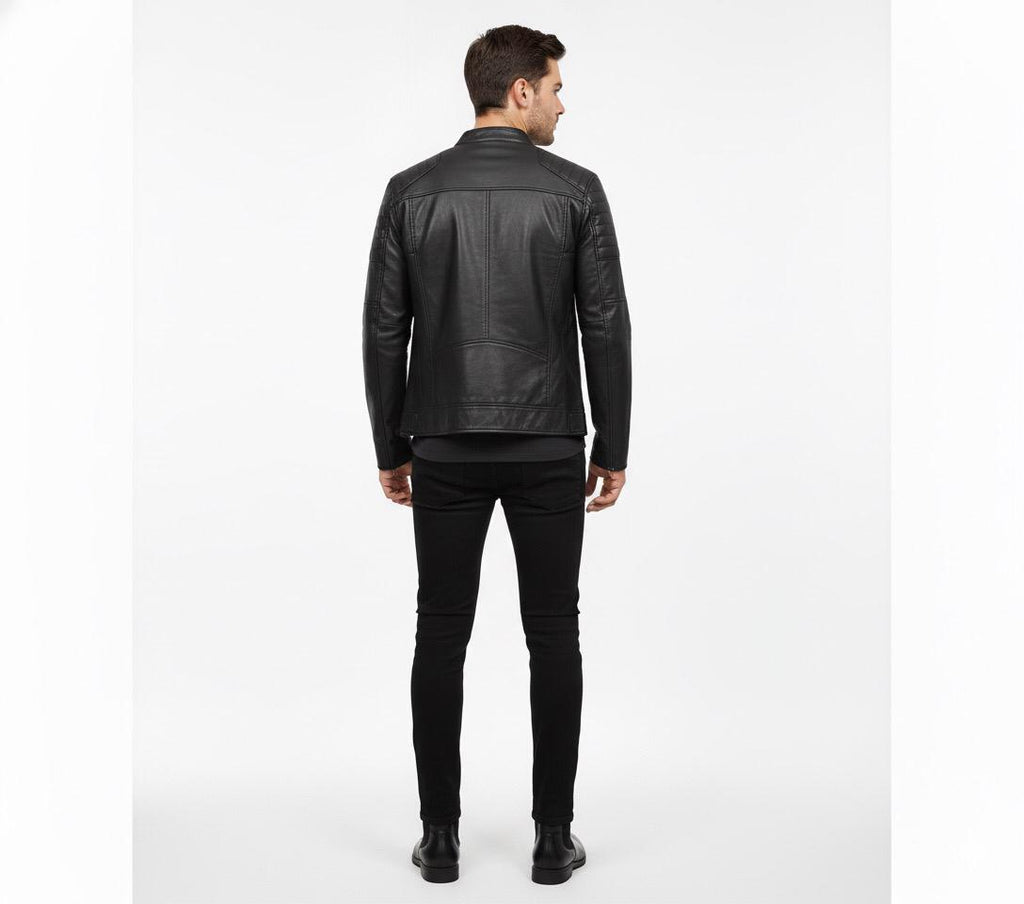 Premium Leather Jacket (Black)