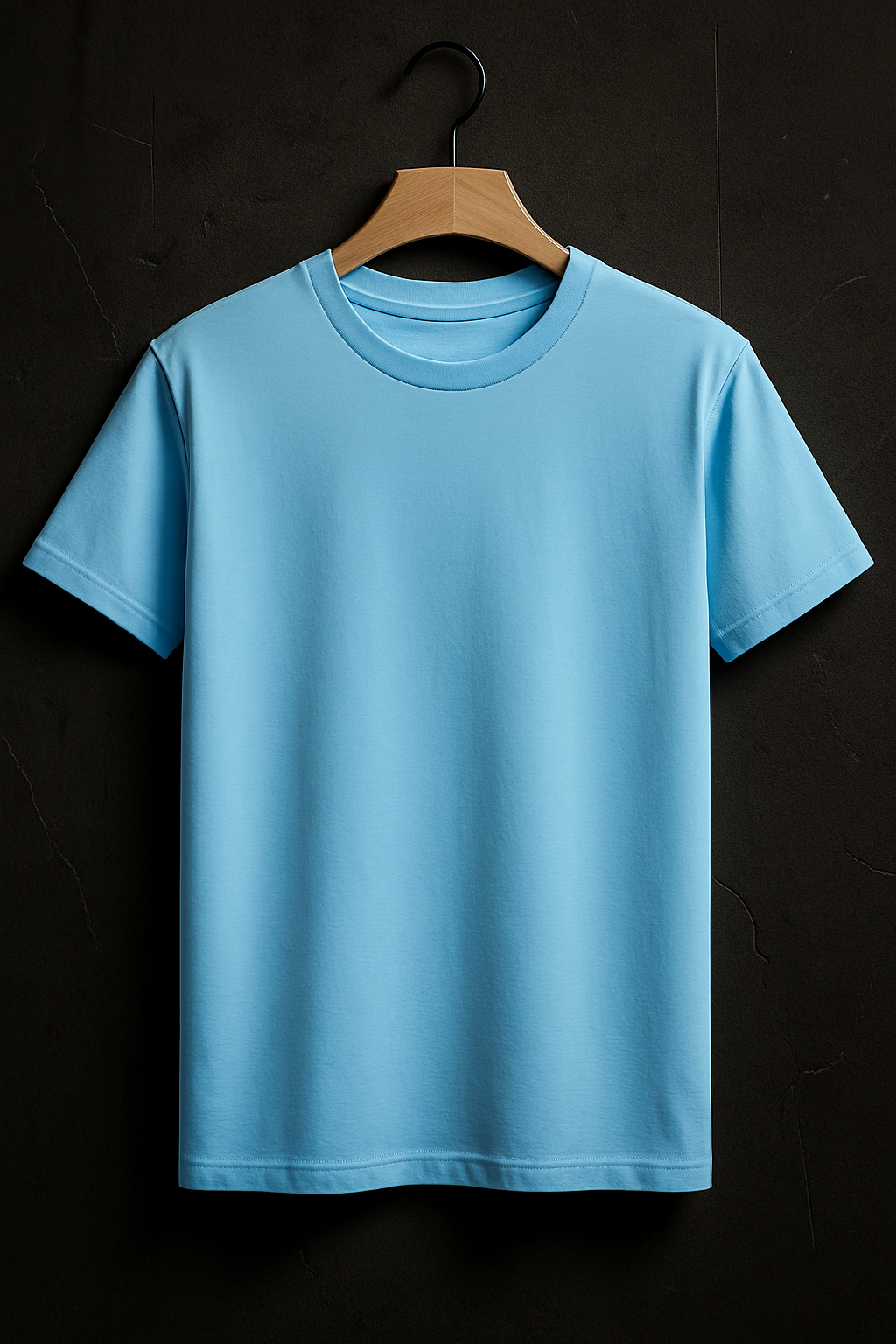 Plain Light Blue T-Shirt | Trendiore Essentials