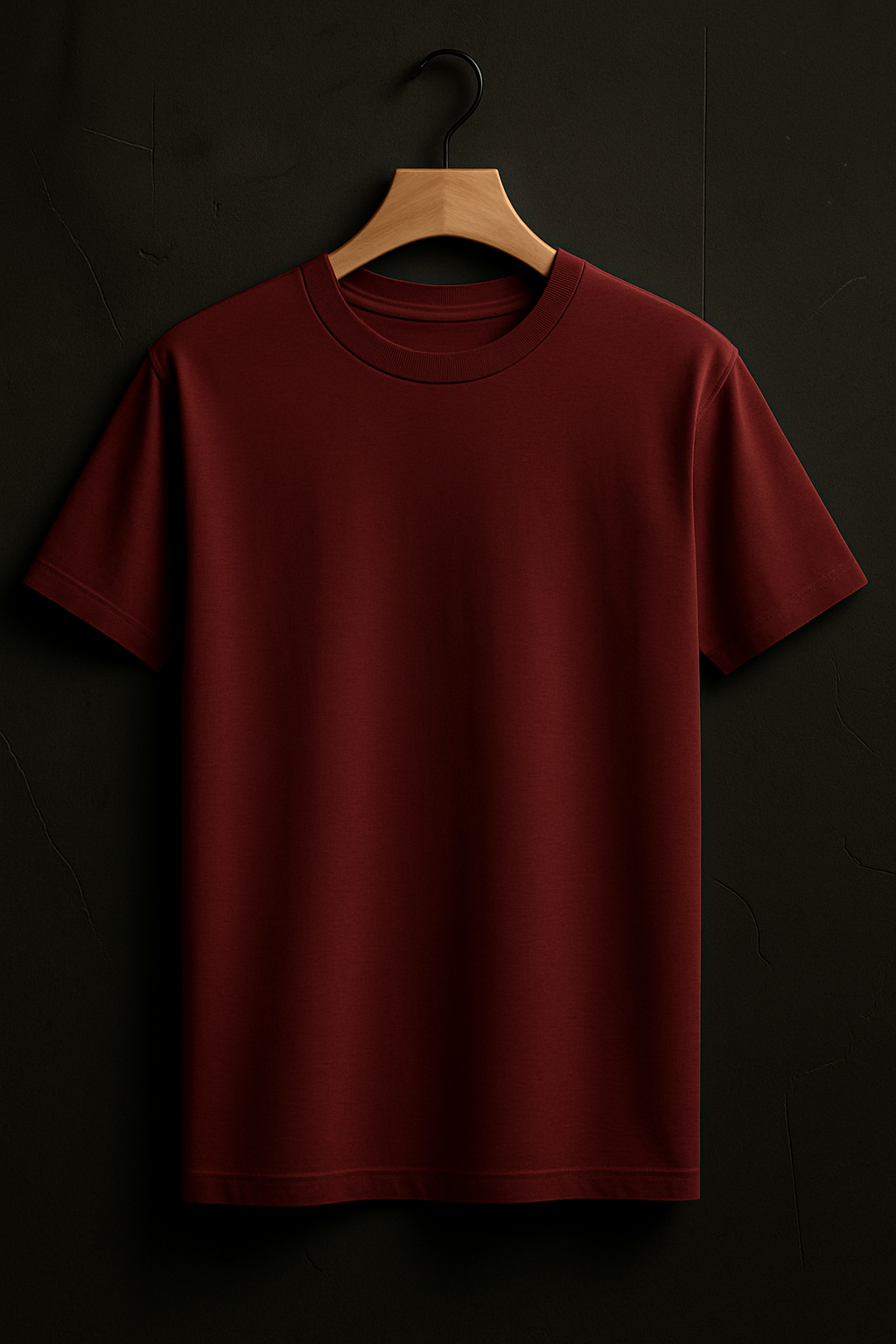 Plain Maroon T-Shirt | Trendiore Essentials