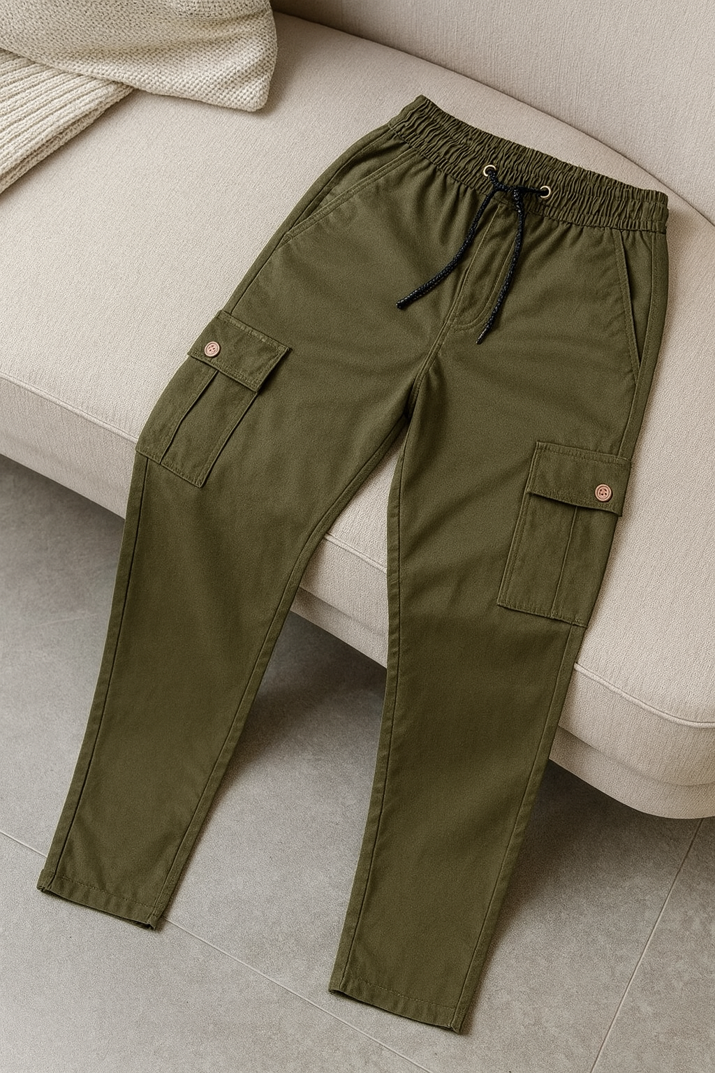 Olive Green Cargo Pants